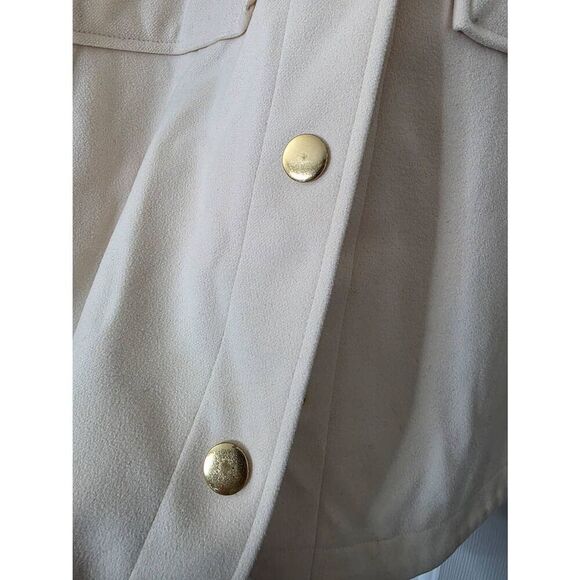 Tuckernuck Shirt Jacket, Cream L - Picture 10 of 11